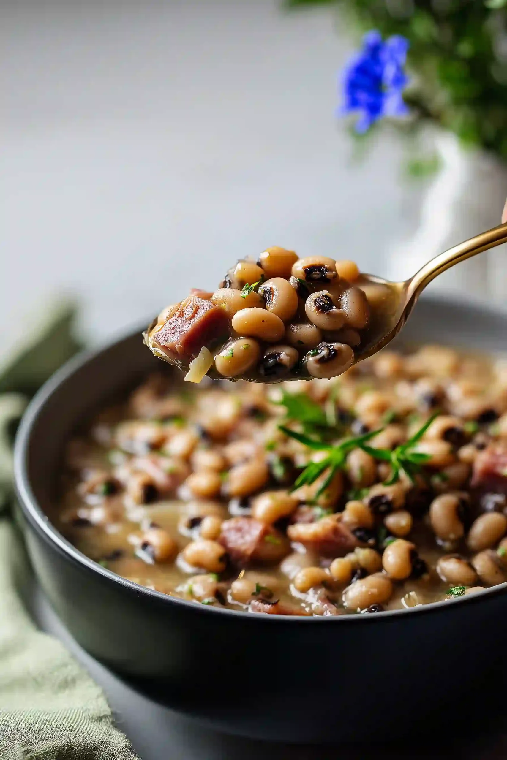 black eyed peas with ham hock