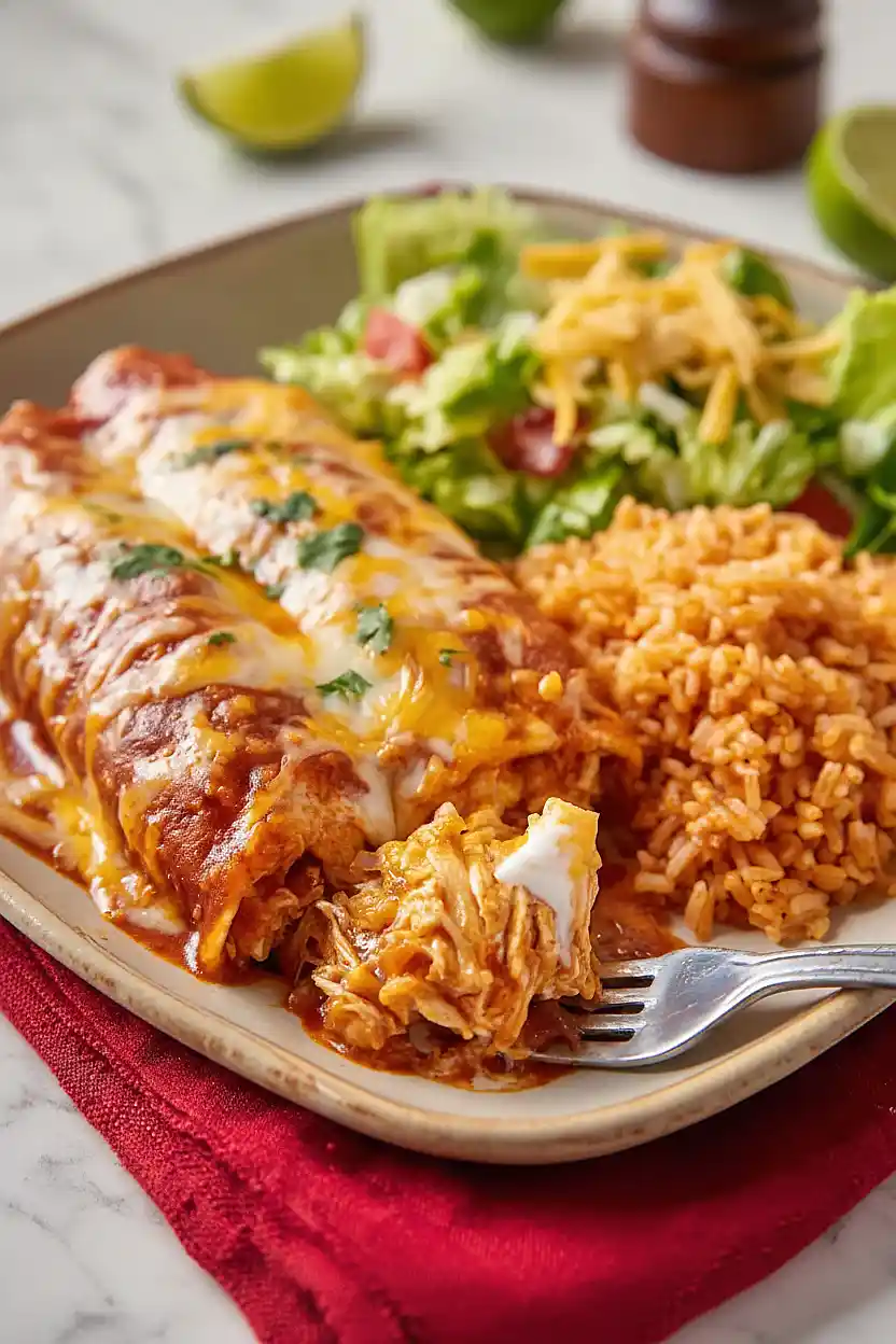 rotisserie chicken enchiladas