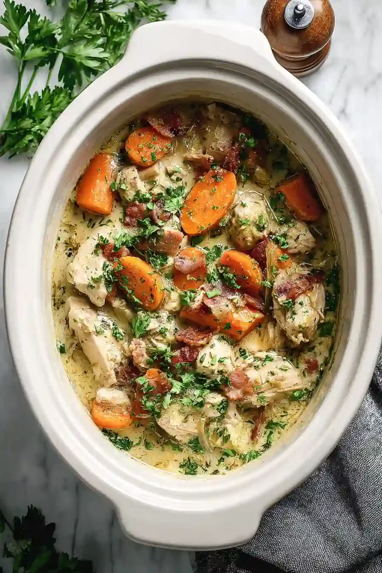 slow cooker chicken casserole