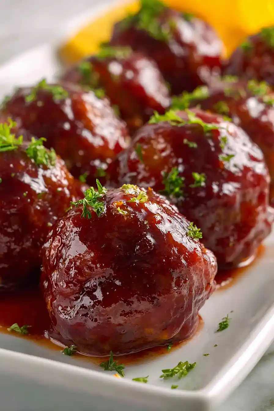 Slow Cooker Cranberry Meatballs