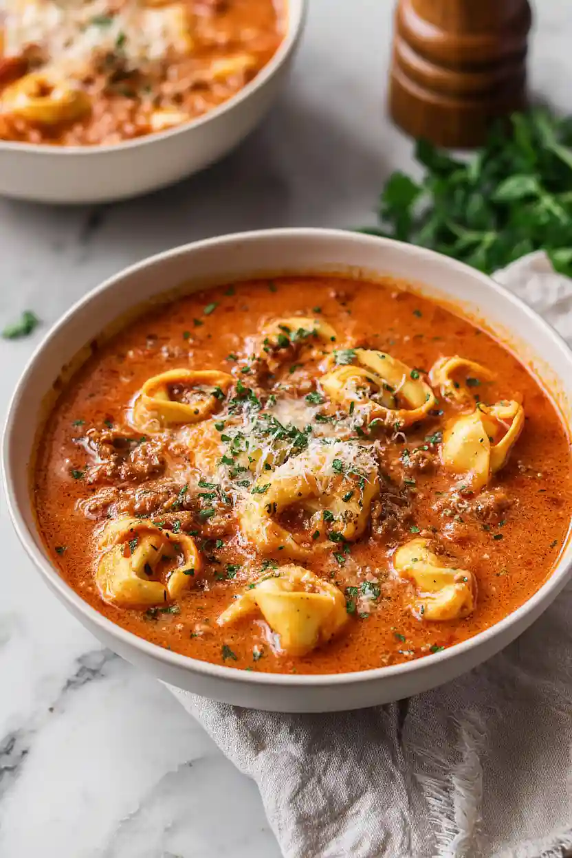 lasagna soup with tortellini