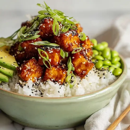 Crispy Sticky Tofu
