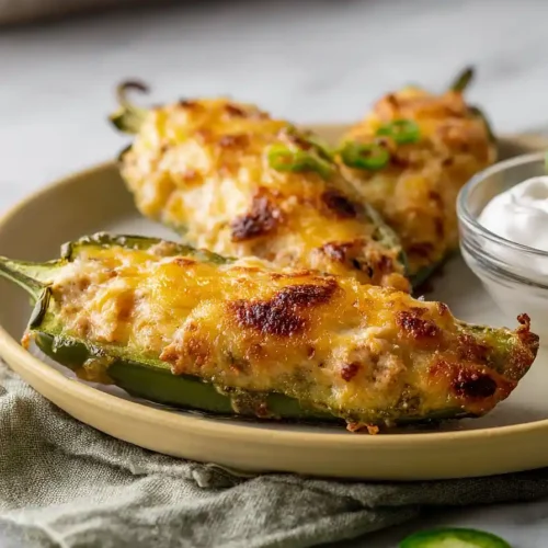 ground turkey stuffed jalapeno peppers