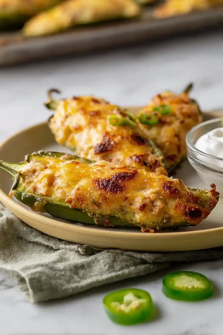 ground turkey stuffed jalapeno peppers