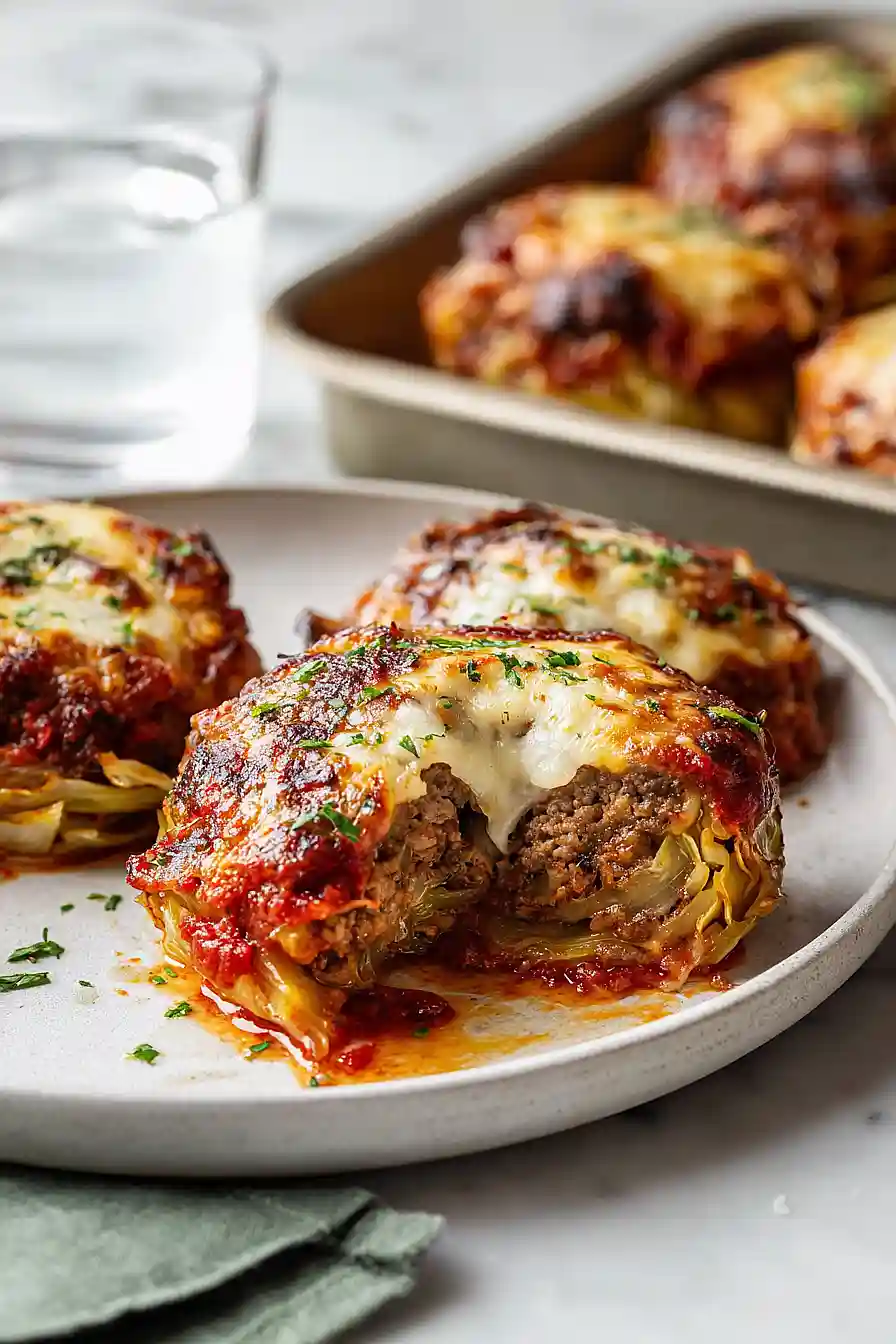 Oven-baked Cabbage Burgers