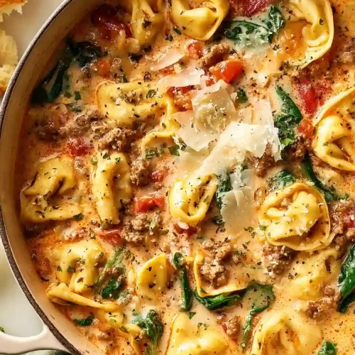 Italian Sausage Tortellini Soup