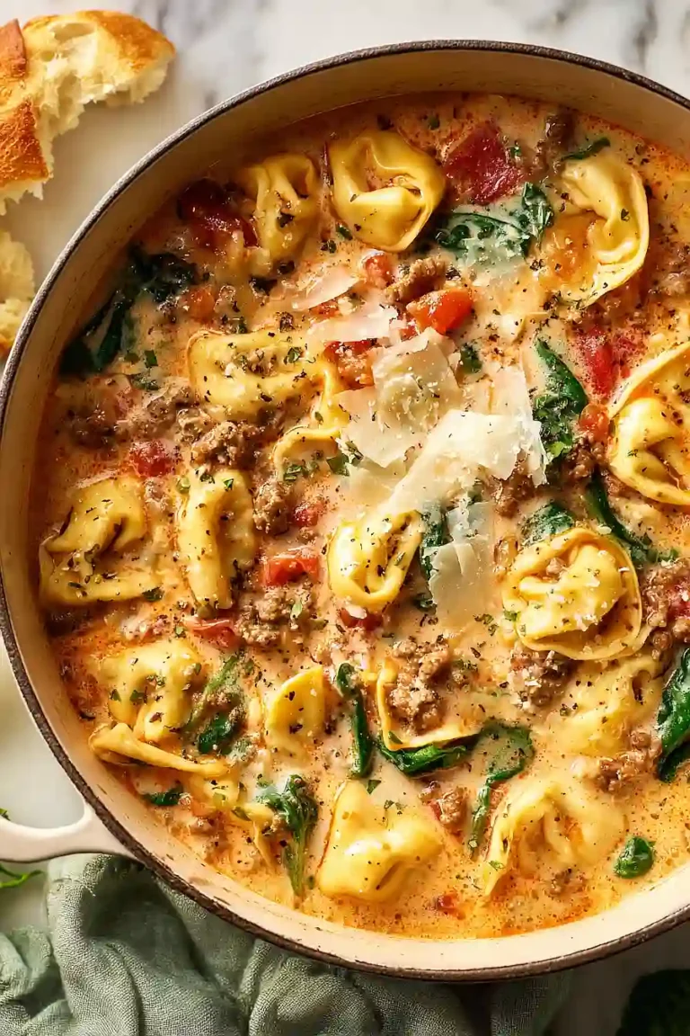 Italian Sausage Tortellini Soup