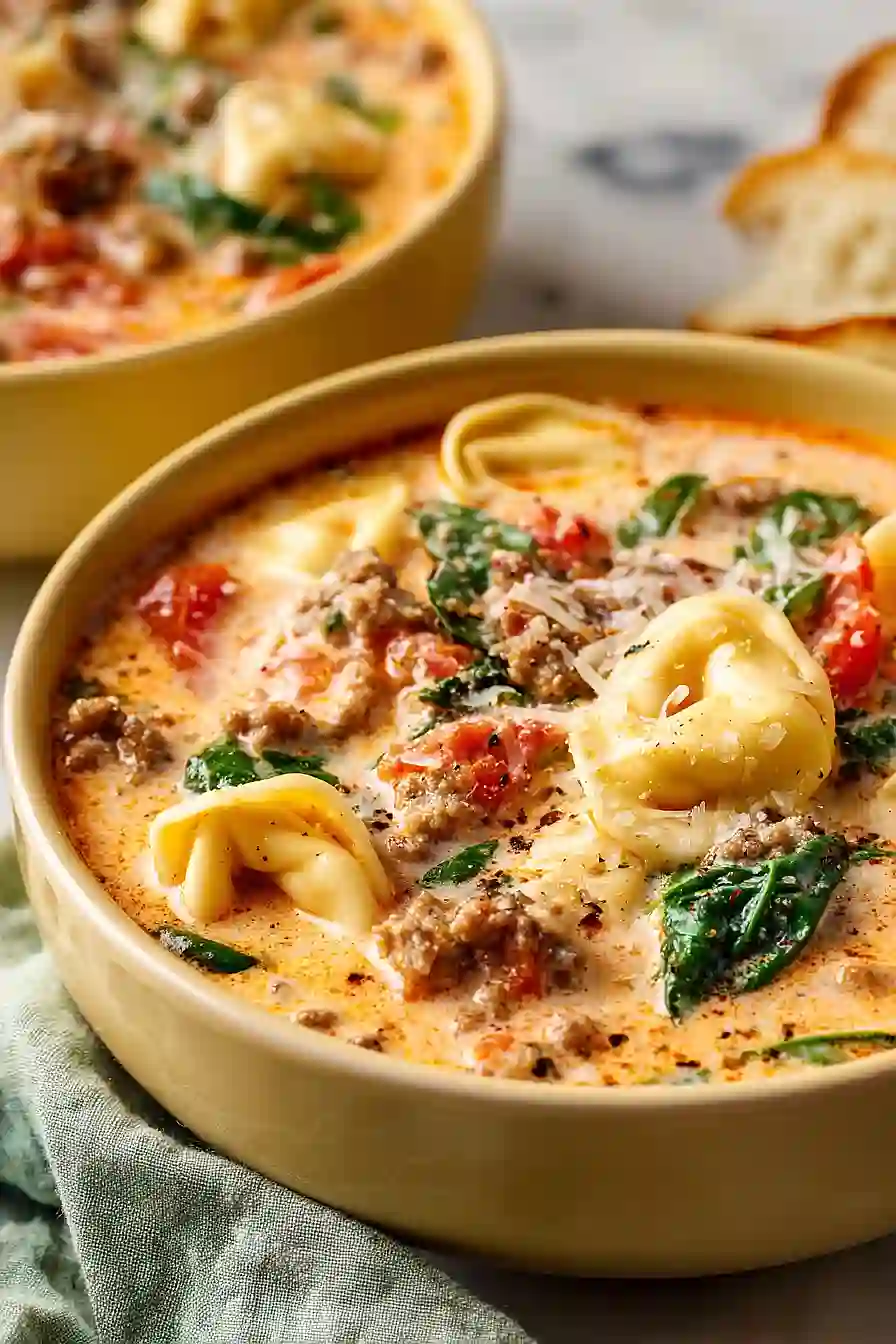 Italian Sausage Tortellini Soup