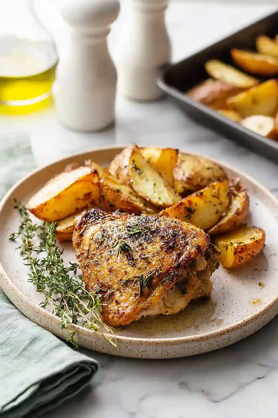 Chicken & Potato Sheet Pan Dinner