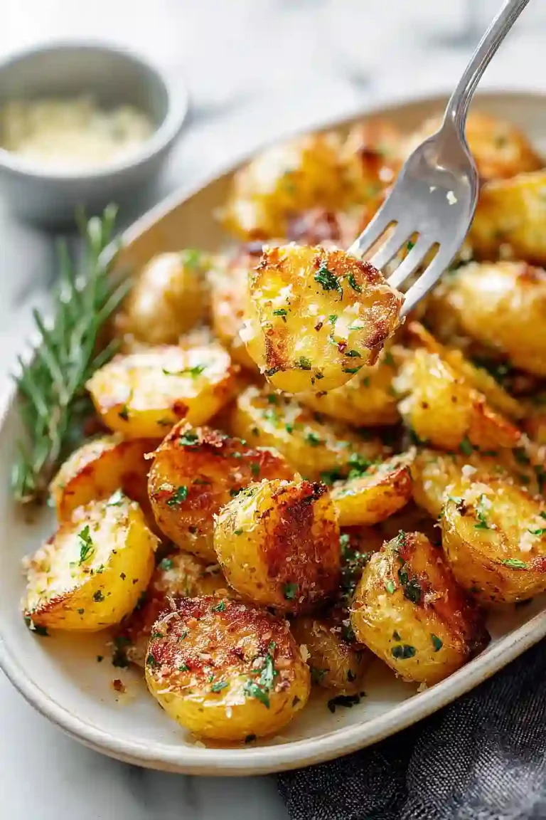 Garlic Butter Parmesan Roasted Potatoes