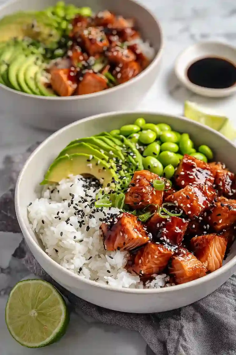 Teriyaki Salmon Sushi Bowl