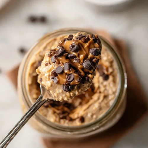 Chocolate Peanut Butter Overnight Oats