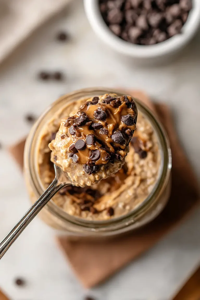 Chocolate Peanut Butter Overnight Oats