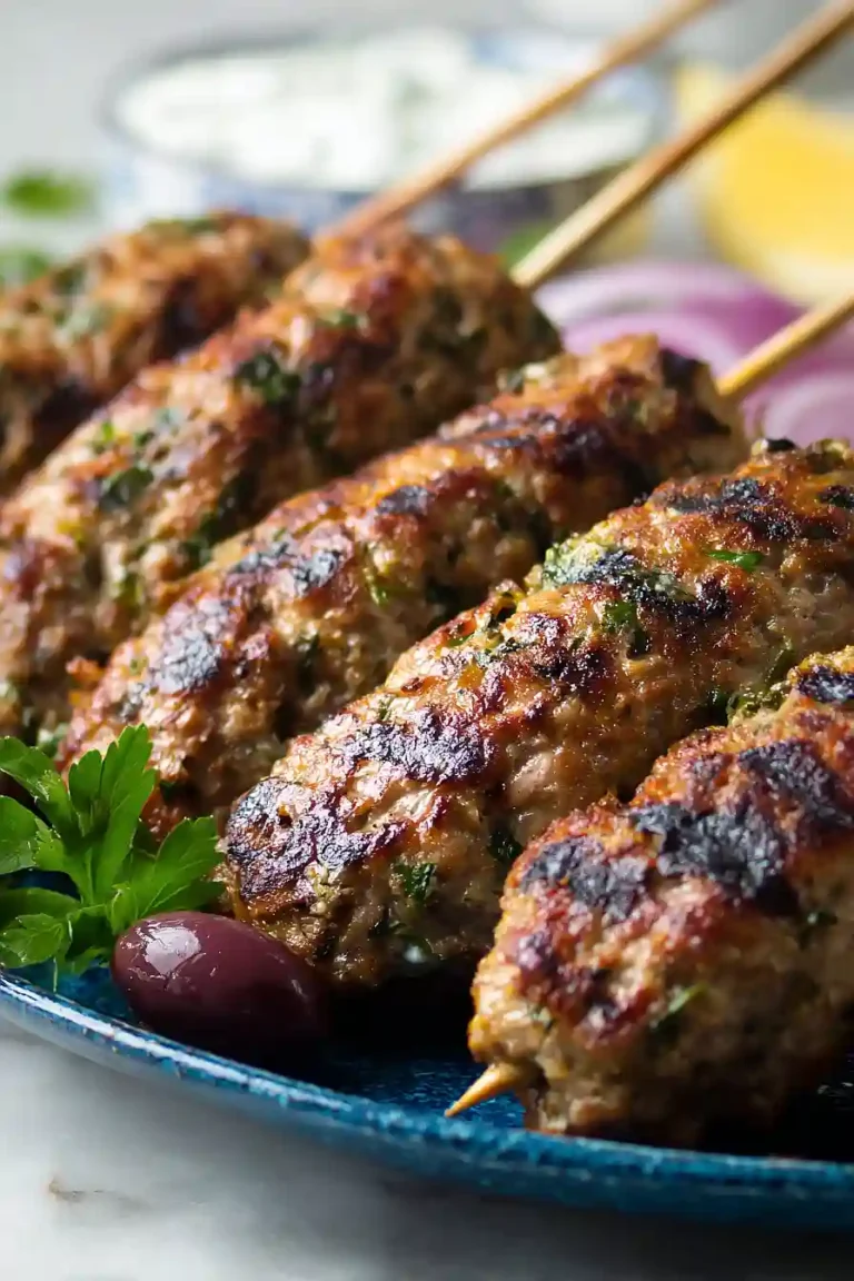 greek ground turkey kabobs