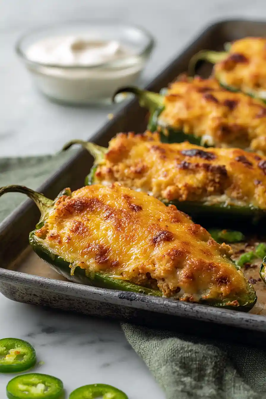 ground turkey stuffed jalapeno peppers