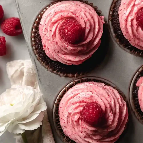 Chocolate Raspberry Cupcakes