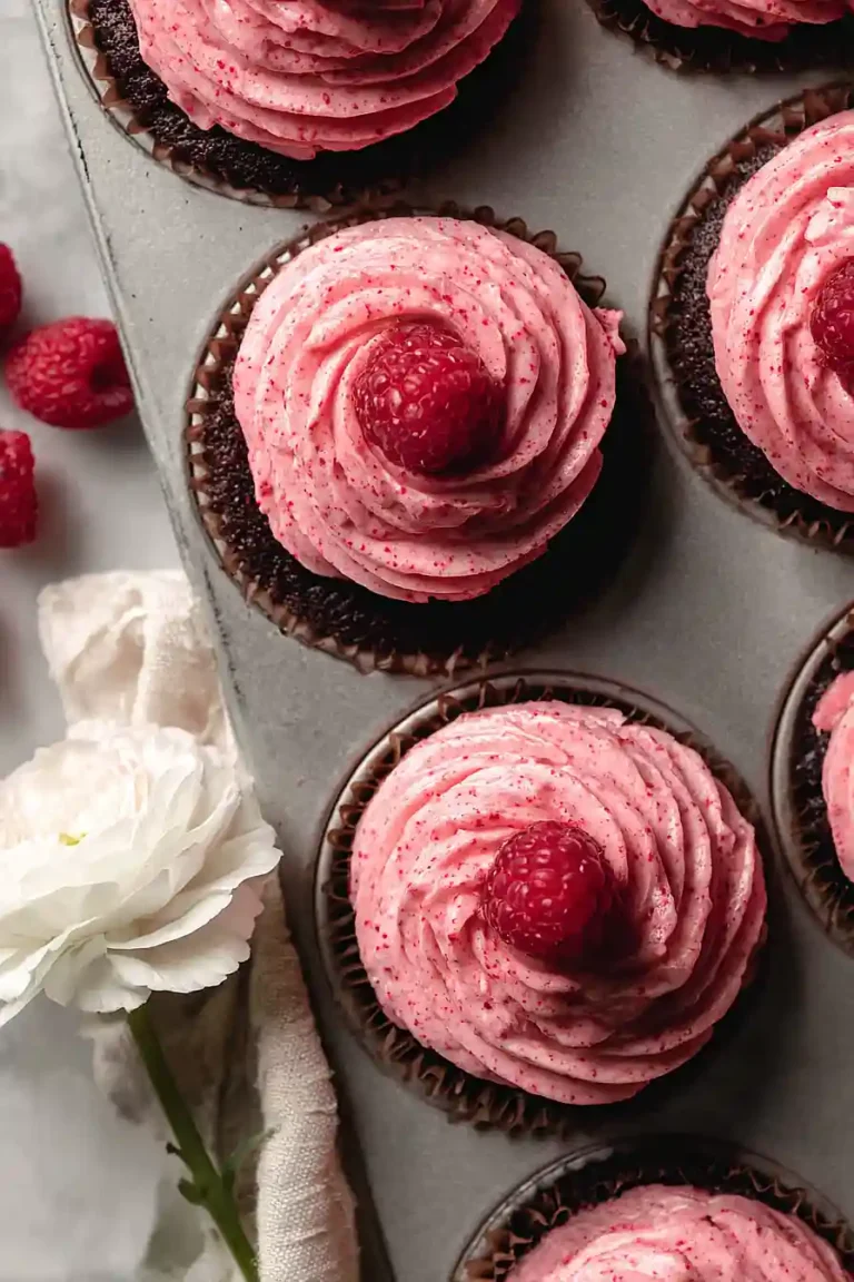 Chocolate Raspberry Cupcakes