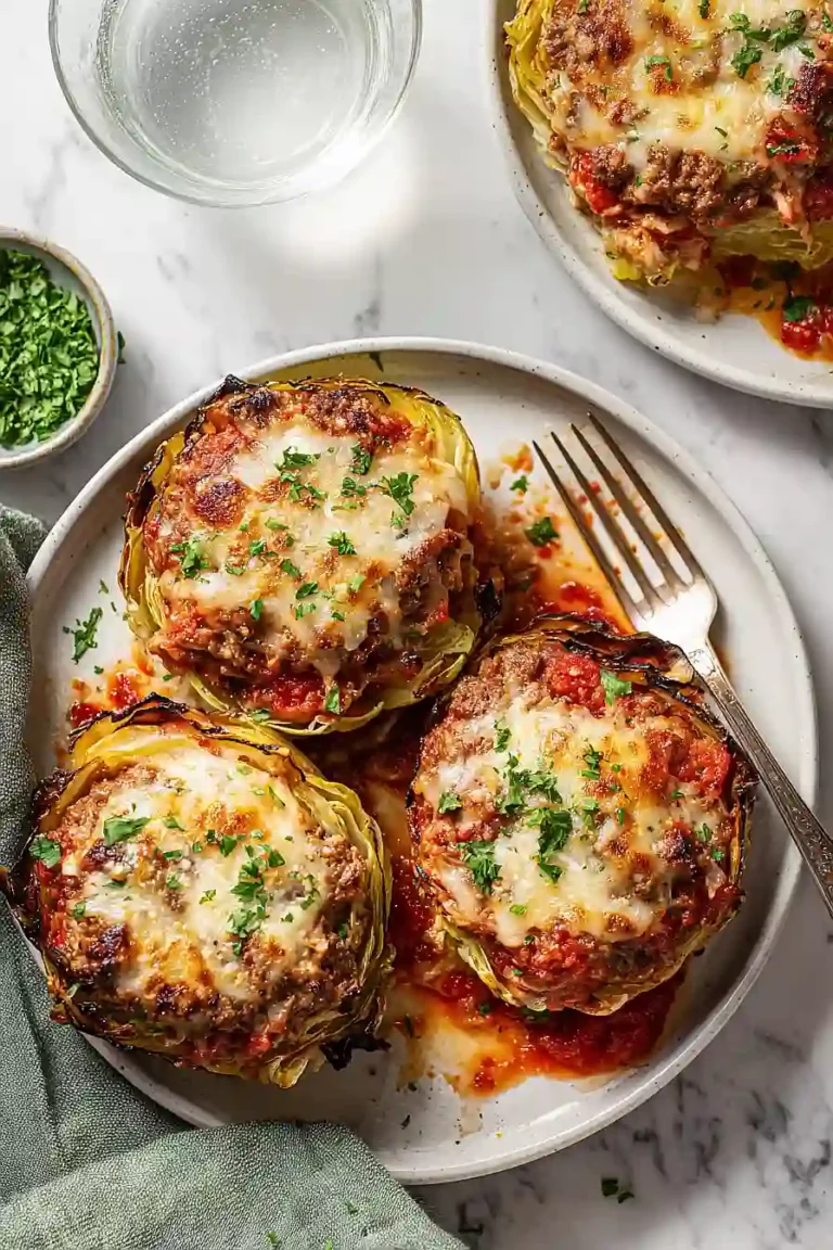Oven-baked Cabbage Burgers