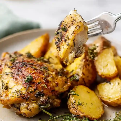 Chicken & Potato Sheet Pan Dinner