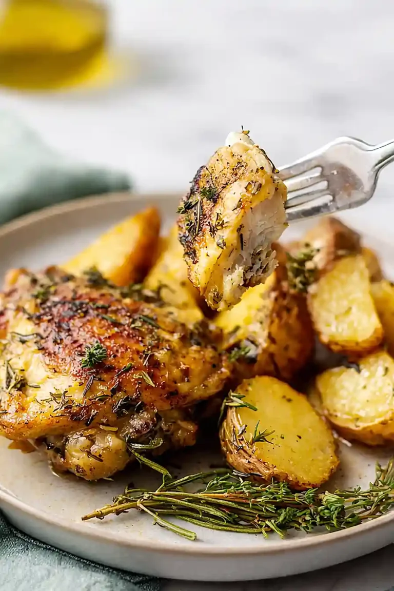 Chicken & Potato Sheet Pan Dinner