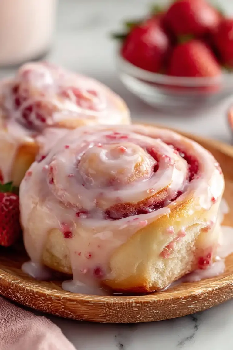 Strawberry Cinnamon Rolls