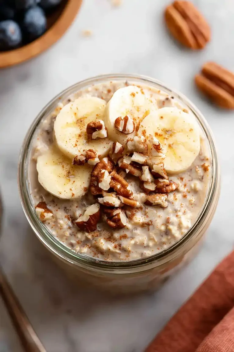 Cinnamon Banana Bread Overnight Oats