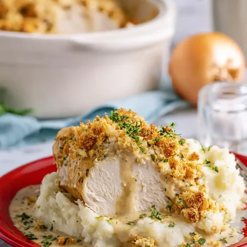 Slow Cooker Chicken & Stuffing
