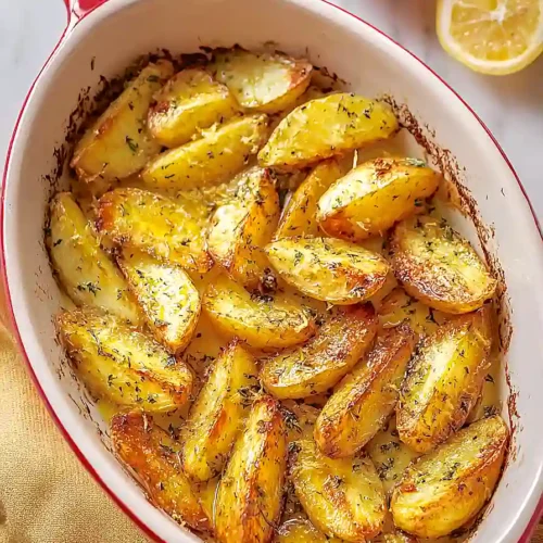 Greek Lemon Potatoes