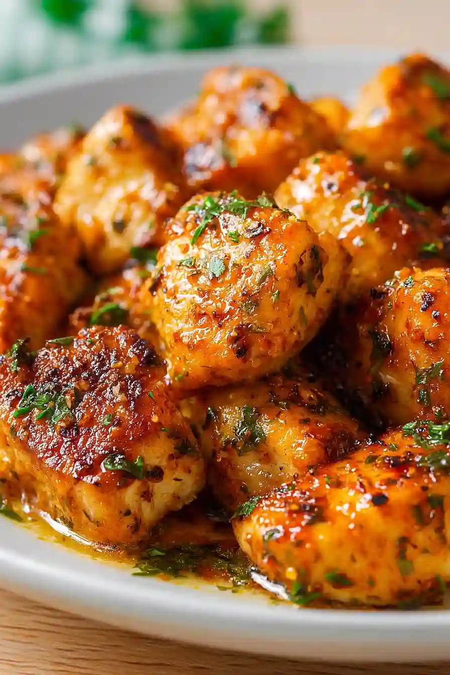 Easy Oven Baked Chicken Bites Recipe