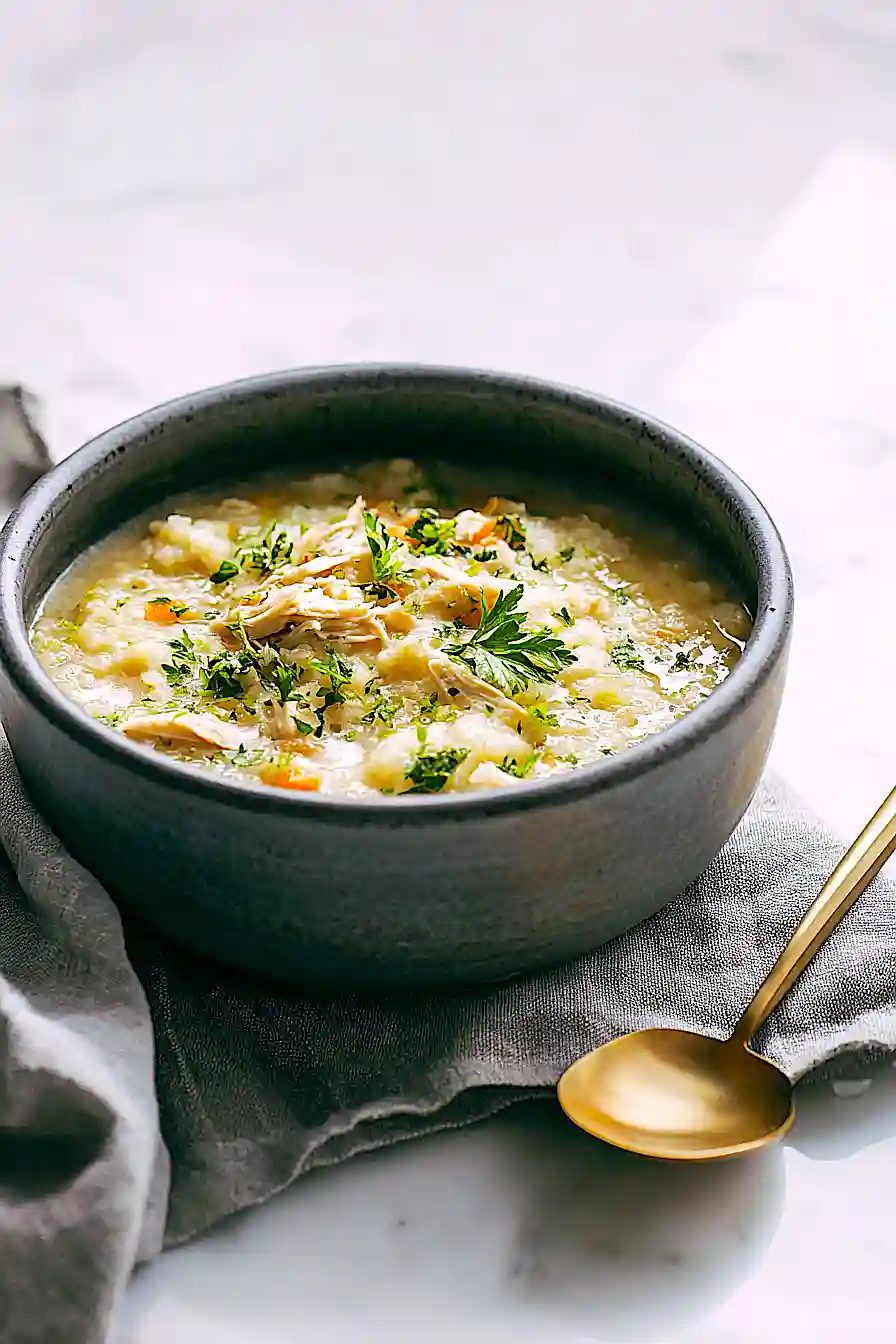 Cauliflower Chicken Soup