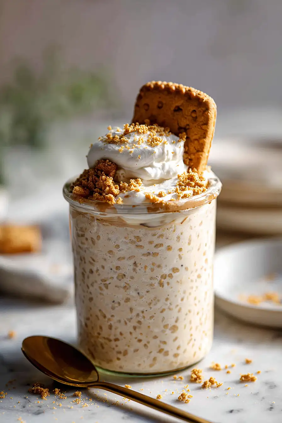 biscoff overnight oats