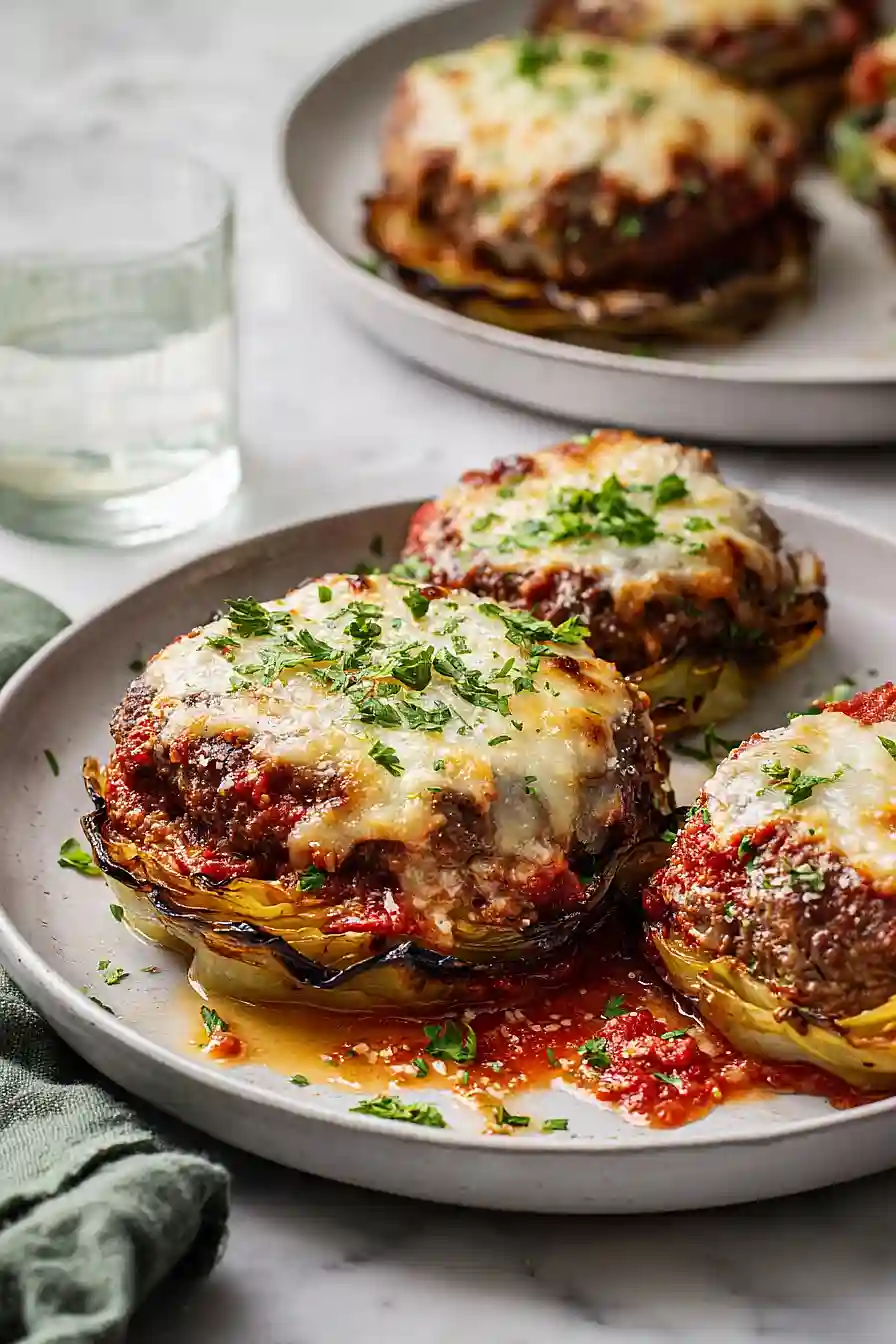 Oven-baked Cabbage Burgers