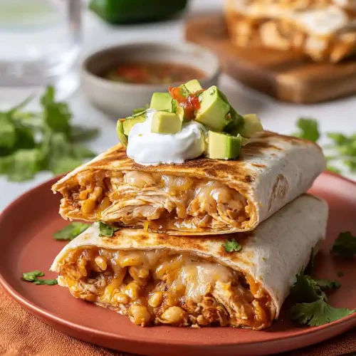 Chicken Enchilada Crunch Wraps