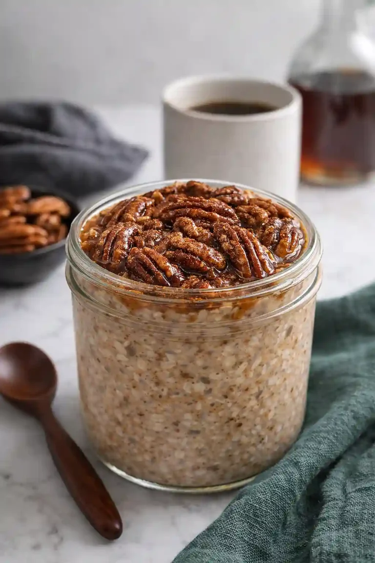 Maple Cinnamon Pecan Overnight Oats
