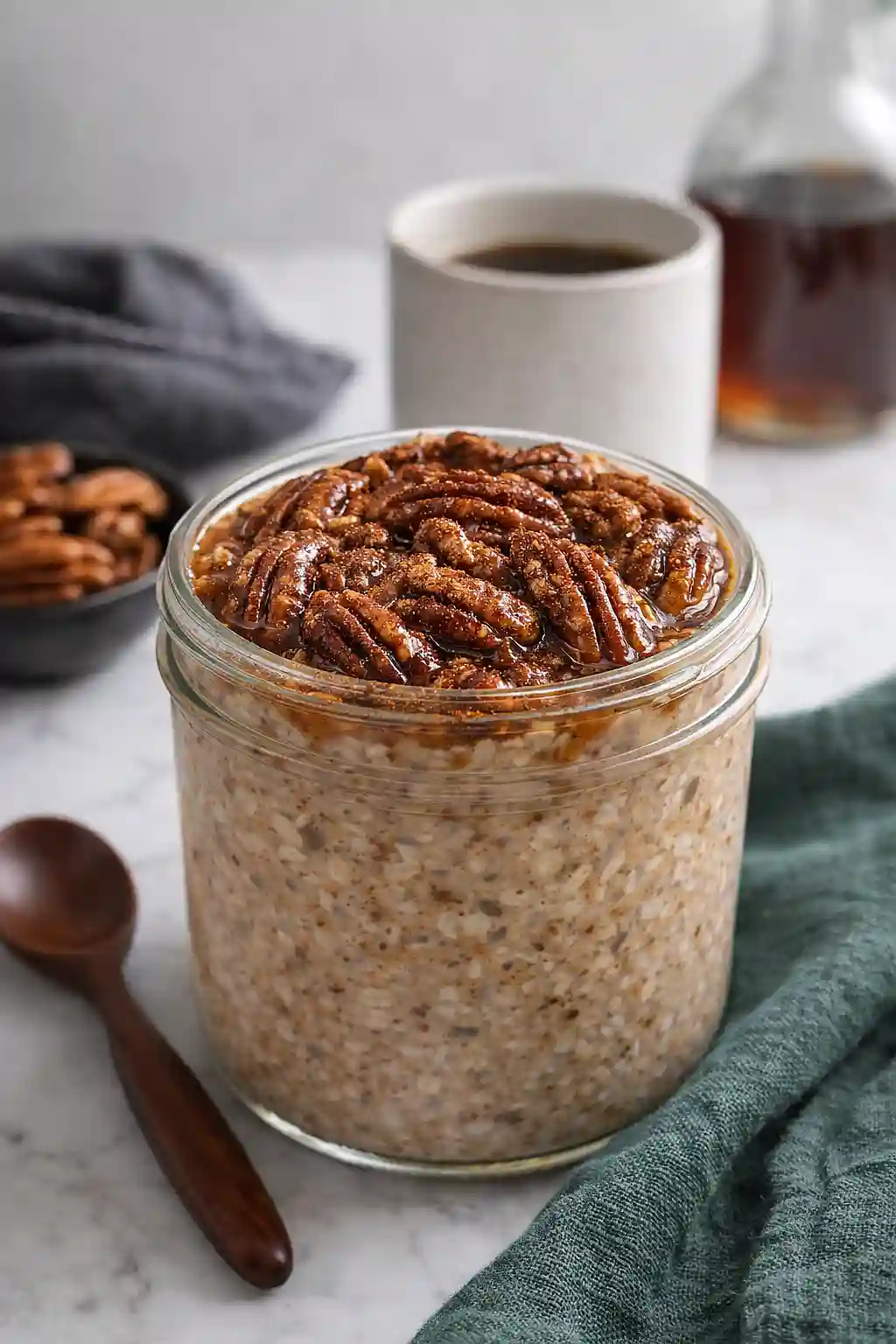 Maple Cinnamon Pecan Overnight Oats