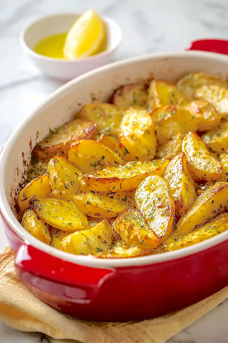 Greek Lemon Potatoes