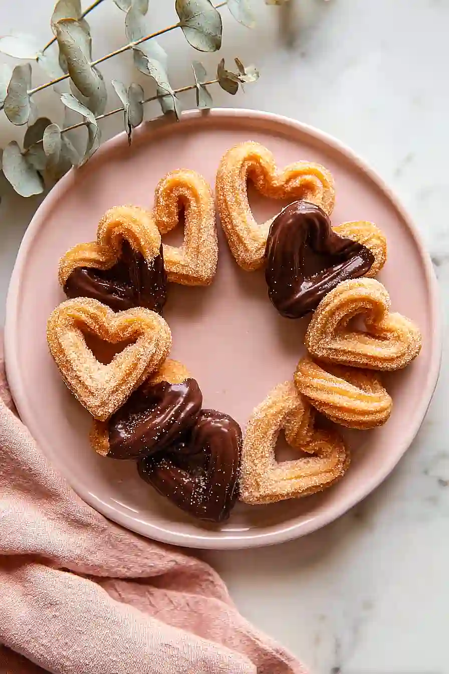 Heart Shaped Churros