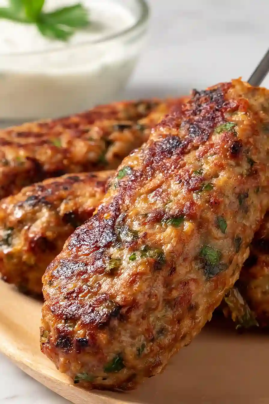 grilled ground turkey kabobs