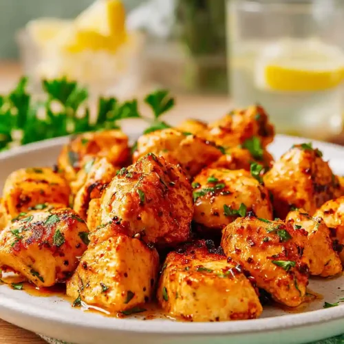 Easy Oven Baked Chicken Bites Recipe