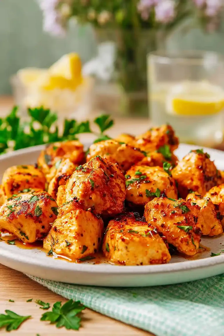 Easy Oven Baked Chicken Bites Recipe