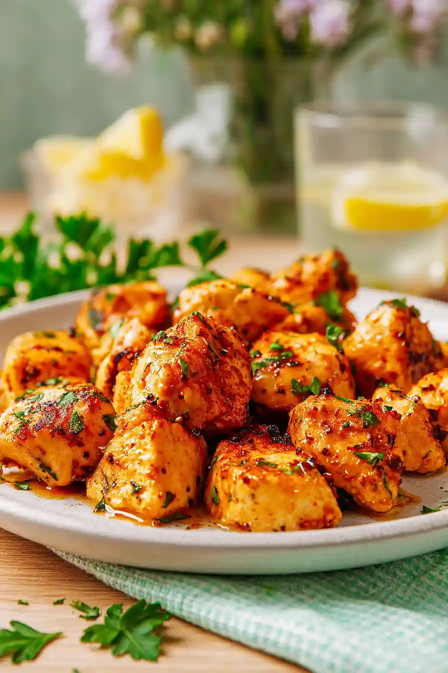 Easy Oven Baked Chicken Bites Recipe