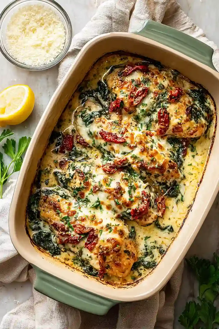Baked Tuscan Chicken Casserole Recipe – Baked Chicken Casserole Recipe