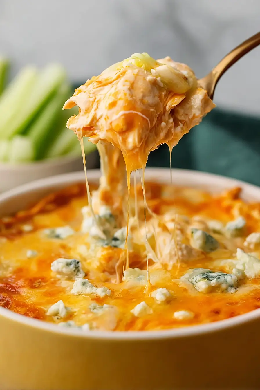 keto low carb buffalo chicken dip
