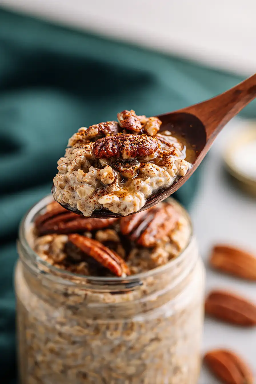 Maple Cinnamon Pecan Overnight Oats