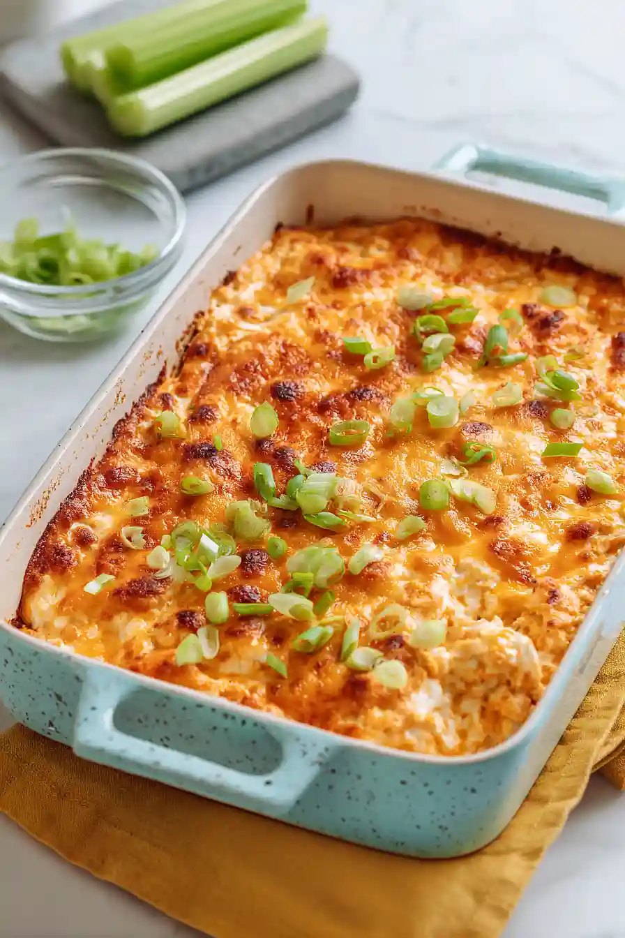 Buffalo Chicken Cottage Cheese Dip