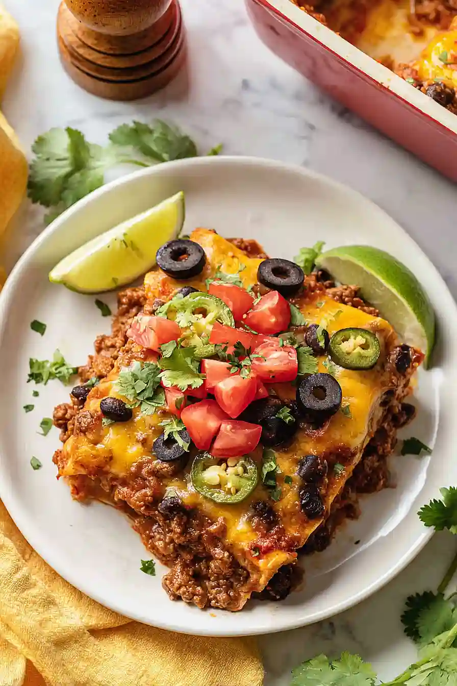 Beef Enchilada Casserole