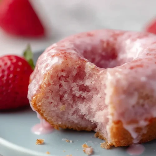 Valentine's Day Strawberry Donuts