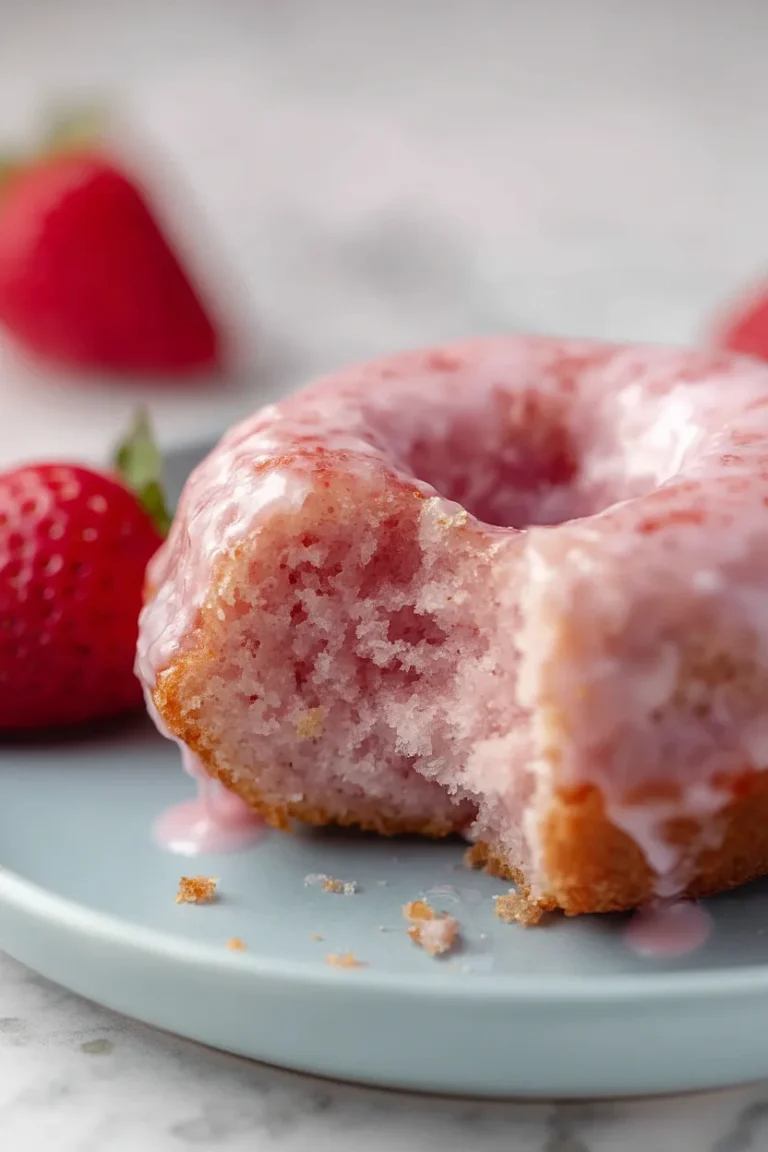 Valentine's Day Strawberry Donuts