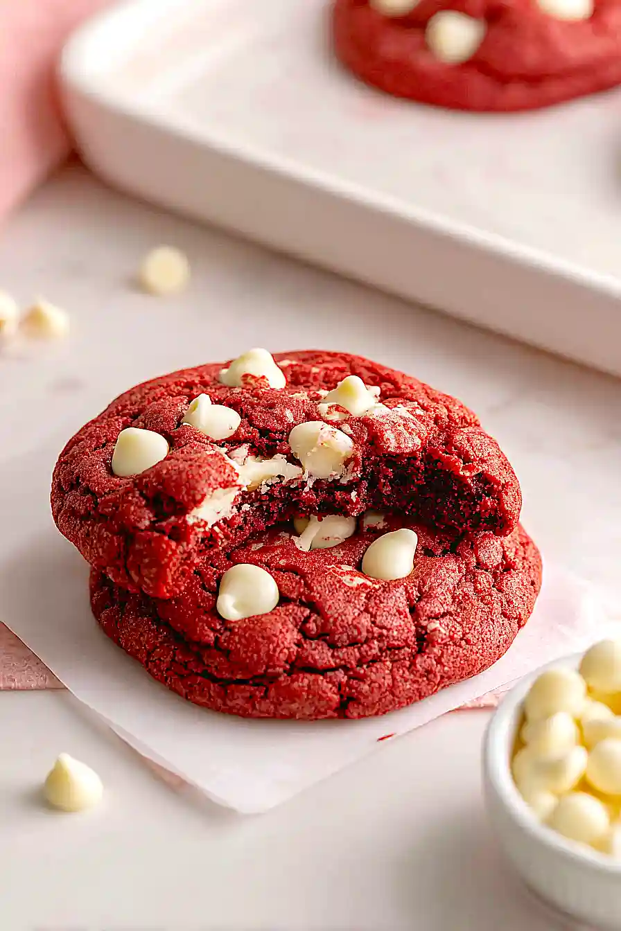 small batch red velvet cookies