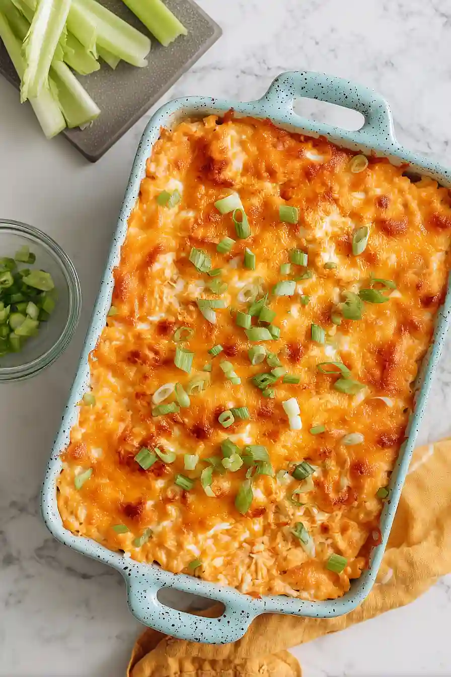 Buffalo Chicken Cottage Cheese Dip
